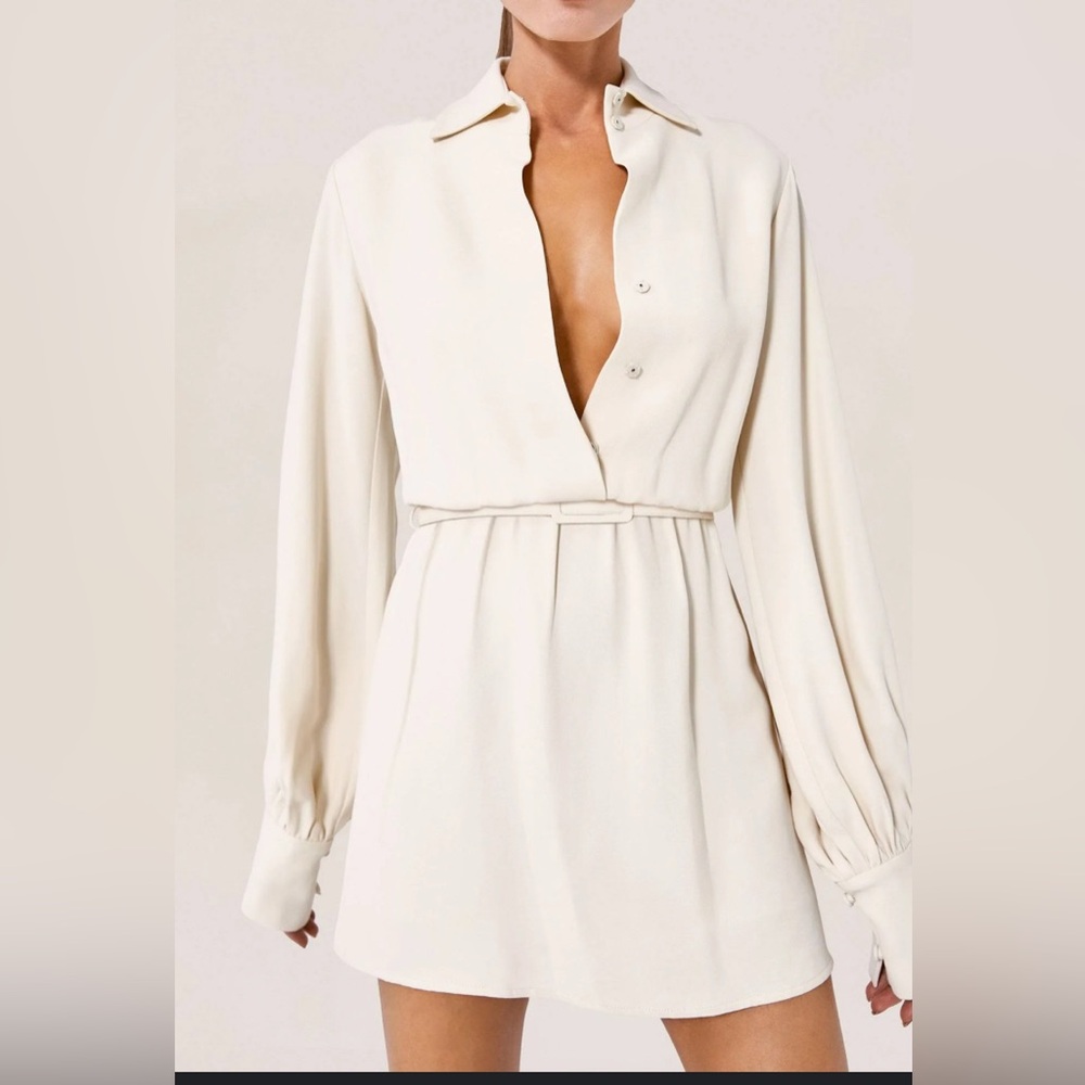Alexis Cream Mini Dress